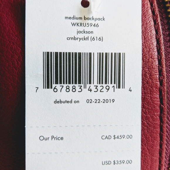 🔥🔥🔥Kate Spade Medium Crnbrycktl (616) Backpack - Picture 6 of 7